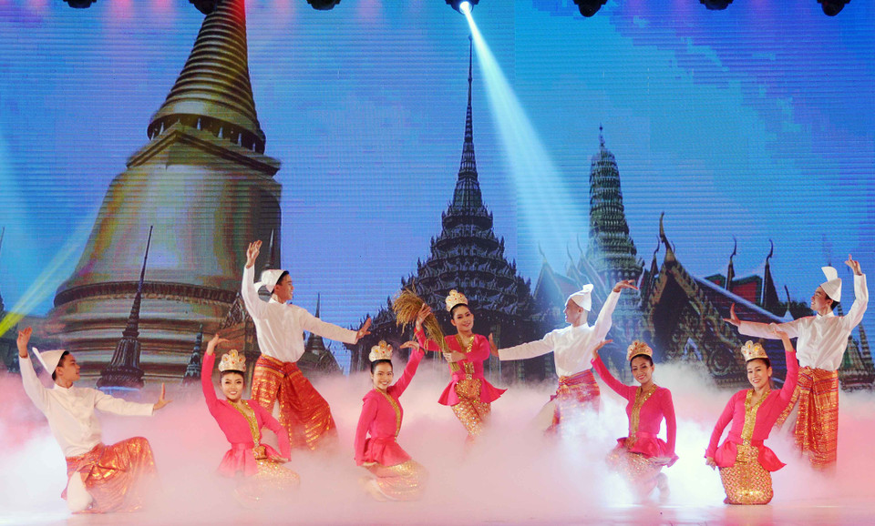 第13届胡志明市国际旅游博览会开幕式。（图片来源：越通社）