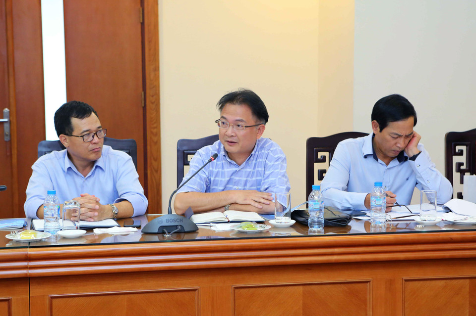 出席会议的2017-2020年任期越南驻外大使和代表机构首席代表。（图片来源：越通社）