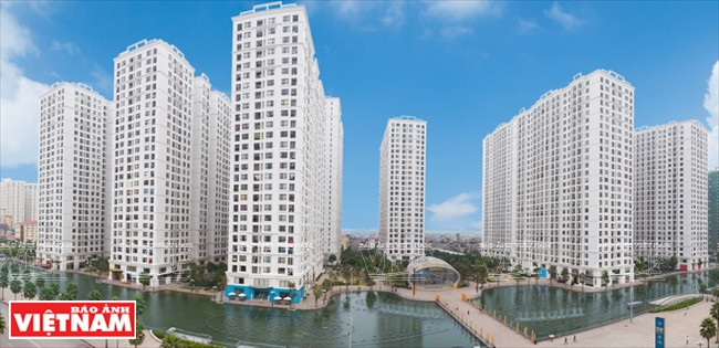 时光住宅与商贸区（Vinhomes Time City ） 图自越通社