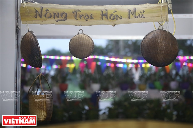 欢梅农庄陈列的农民手工艺品。图自越南画报