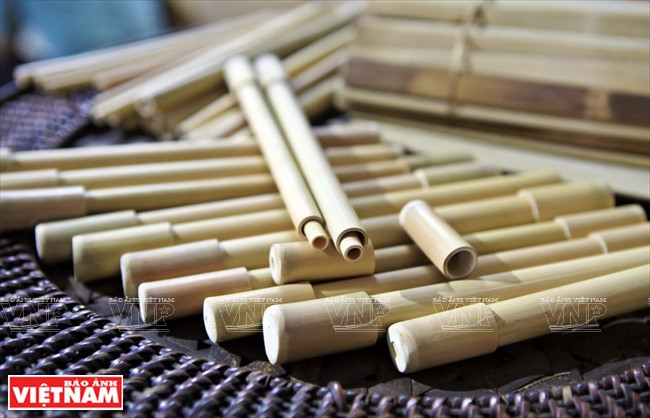 竹吸管可多次重复使用。图自越南画报