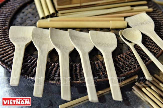 欢梅农庄的竹子产品。图自越南画报