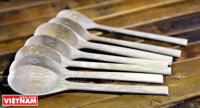 欢梅农庄的竹子产品。图自越南画报