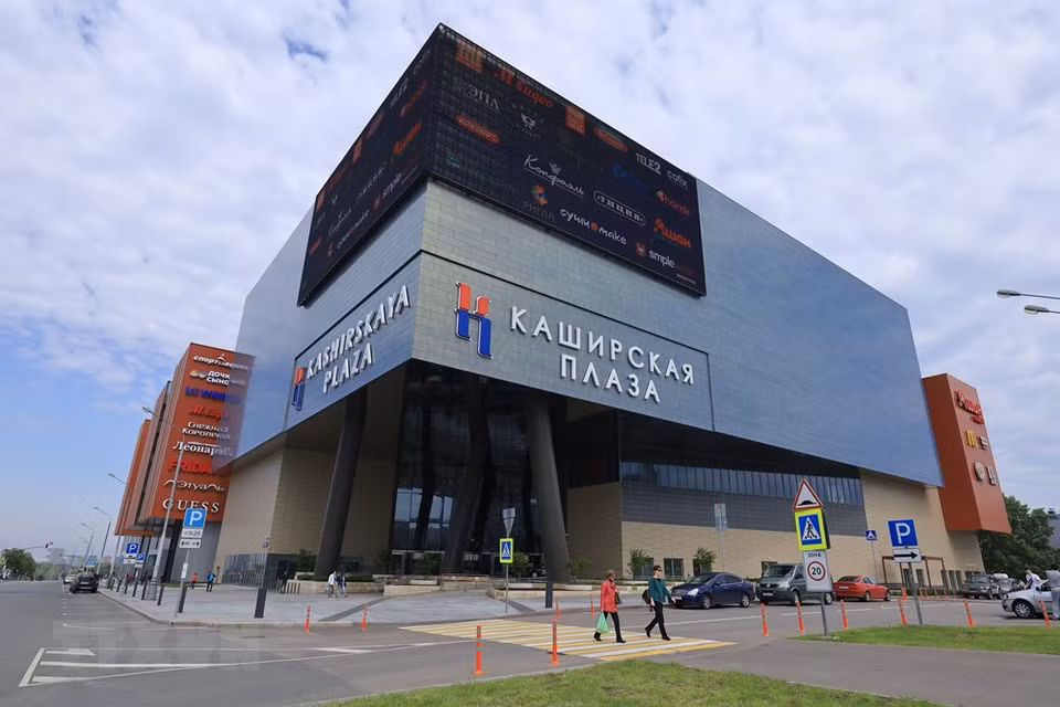 莫斯科米粉连锁餐厅位于零售中心Kashirskaya Plaza，这是向俄罗斯医护人员提供免费午餐的地方。越通社记者 陈孝 摄 