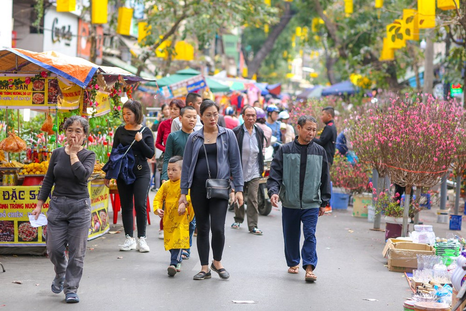 花市的规模日益扩大。图自越通社