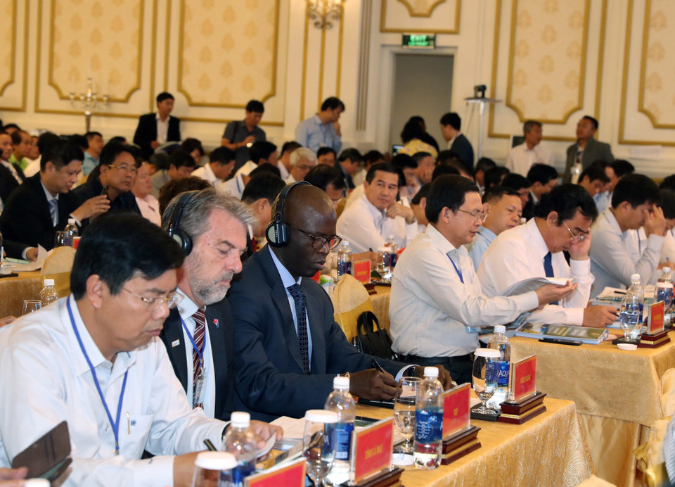 出席会议的代表。越通社记者 统一 摄