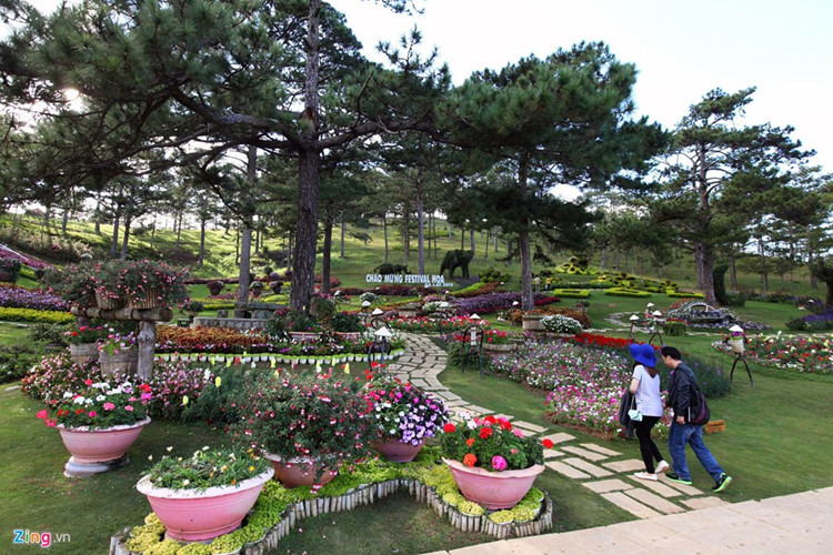 花园。（图片来源：zing.vn）