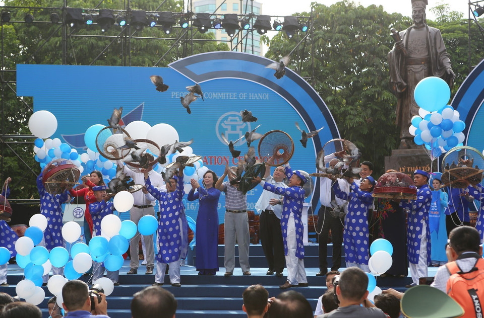  纪念活动启动仪式。越通社记者成达 摄