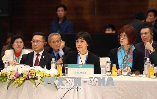 新西兰代表发表意见。越通社记者 伊晋 摄