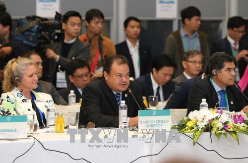 与会代表发表意见。越通社记者 伊晋 摄