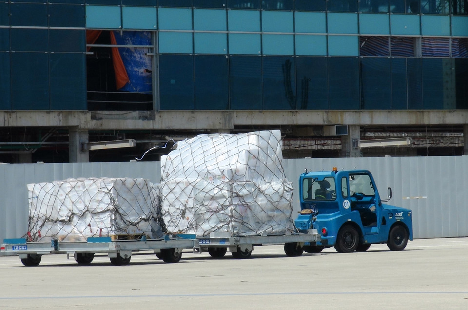 越南受灾群众提供的救灾物资。（图片来源：越通社）