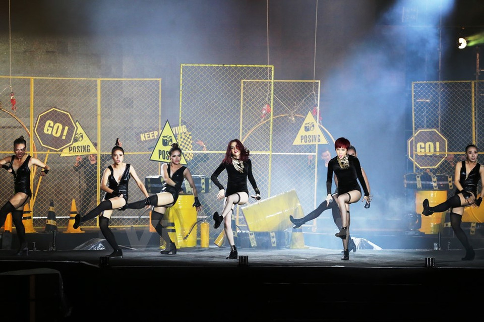 岘港市Special Countdown Party 2016年迎新文艺晚会（图片来源：越通社） 