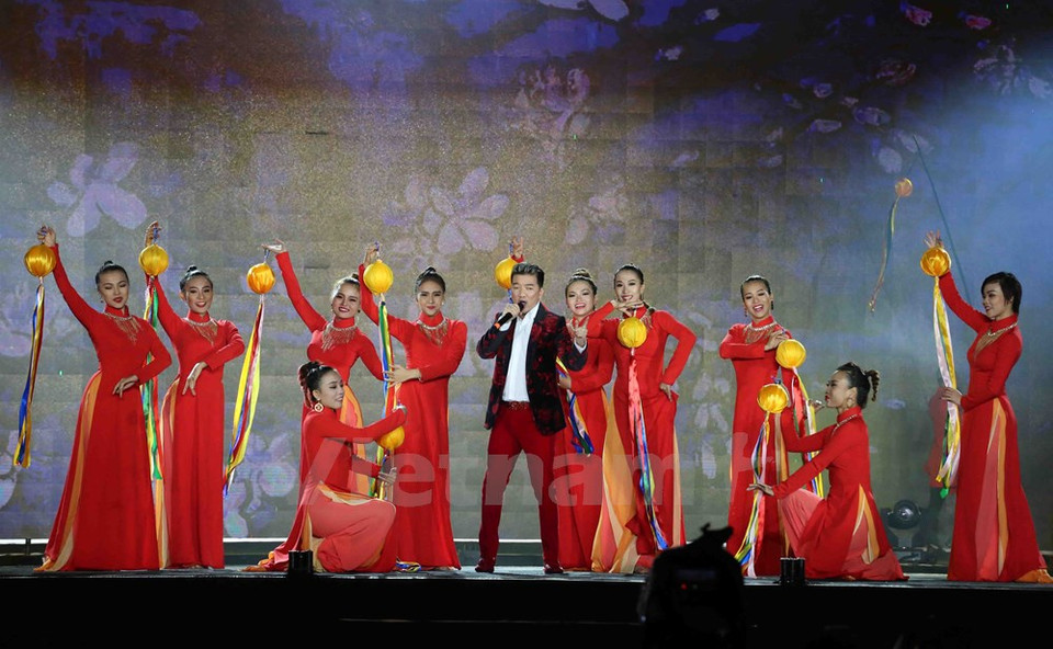 岘港市Special Countdown Party 2016年迎新文艺晚会（图片来源：越通社） 