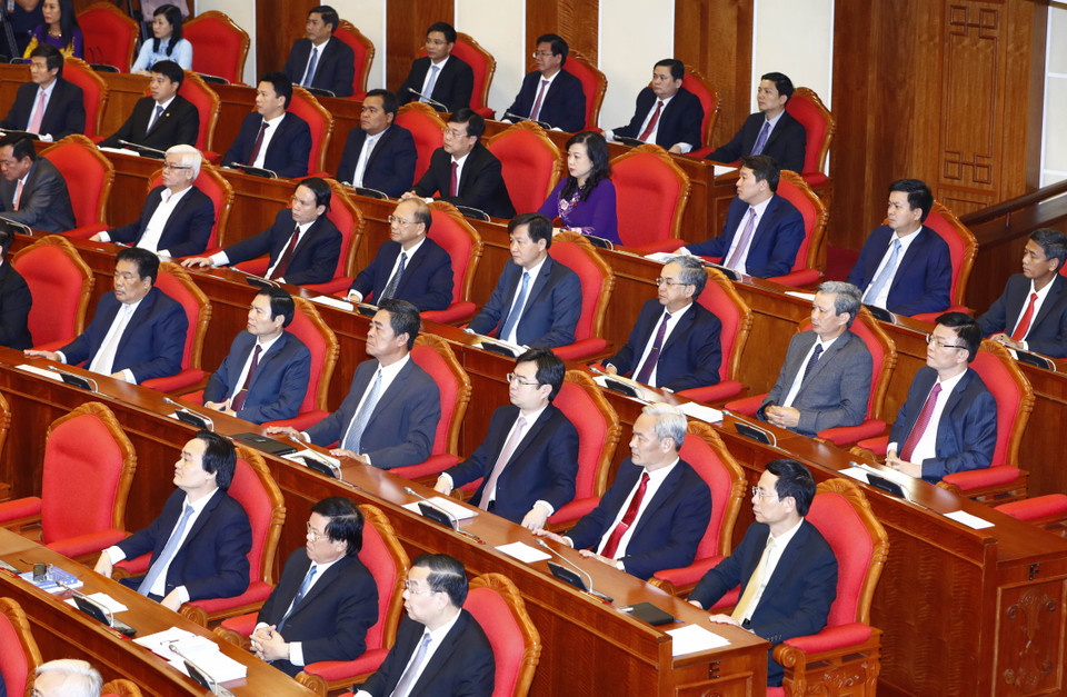 越共第十二届中央委员会第五次全体会议落幕。（图片来源：越通社）