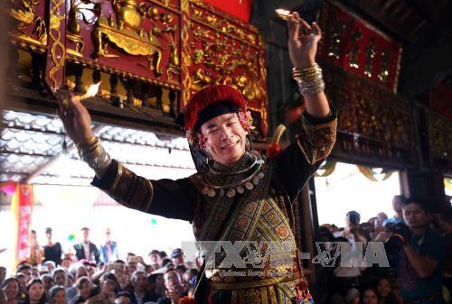 “越南三府祀母信仰”。（图片来源：越通社）