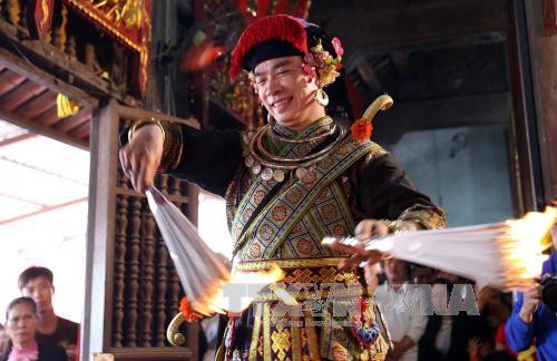 “越南三府祀母信仰”。（图片来源：越通社）