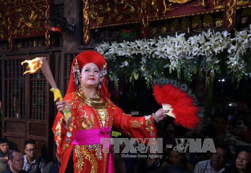 “越南三府祀母信仰”。（图片来源：越通社）