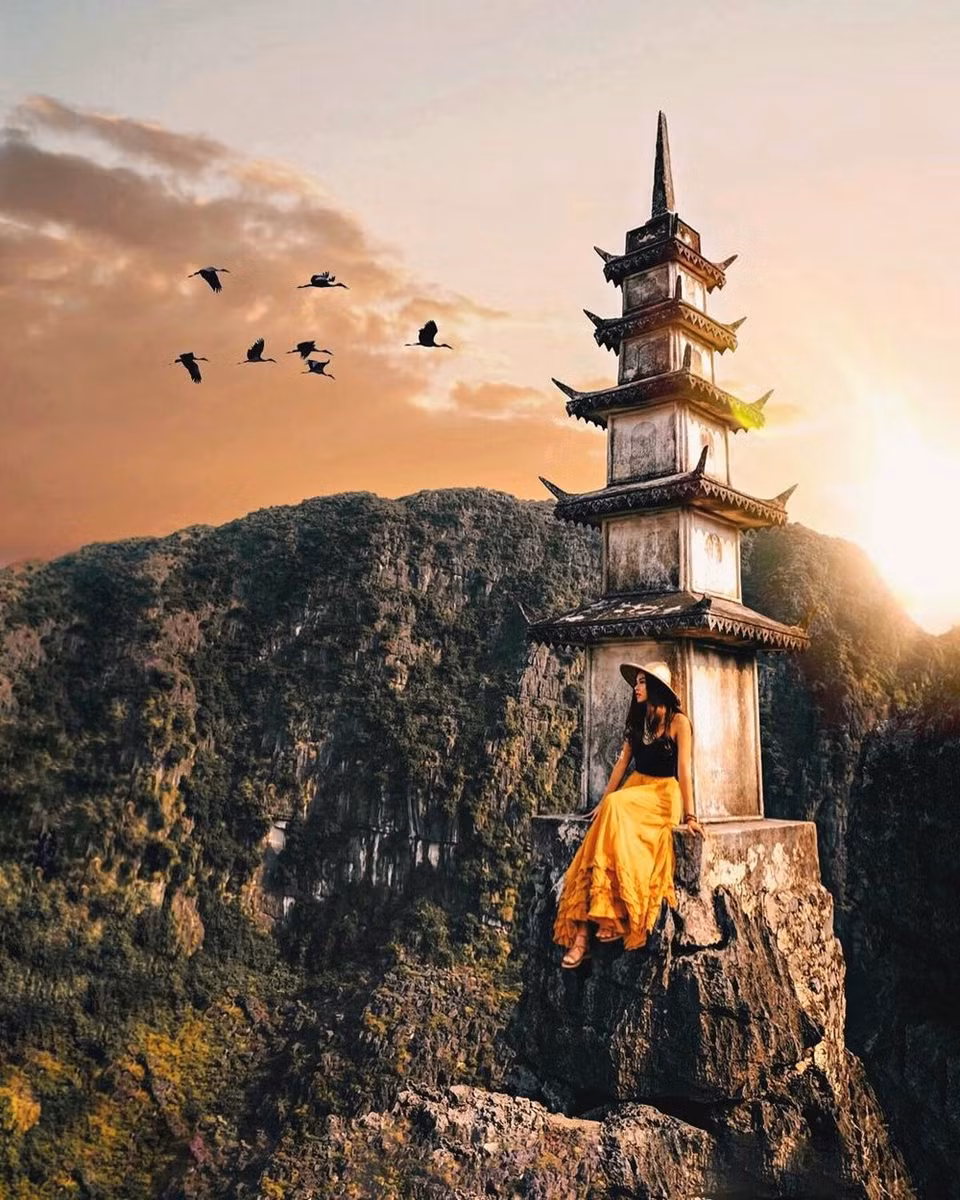 舞洞下午迷人的风景。图自越通社