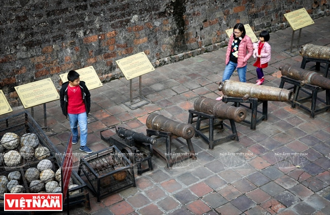 河内旗台下阮朝时期（第19世纪）的大炮。图自 越通社