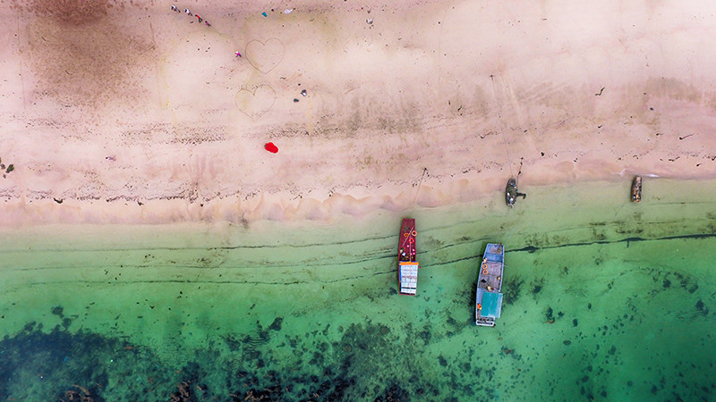 如诗如画的景色。