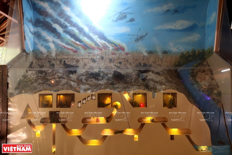 古芝地道沙盘。图片来源：越南画报