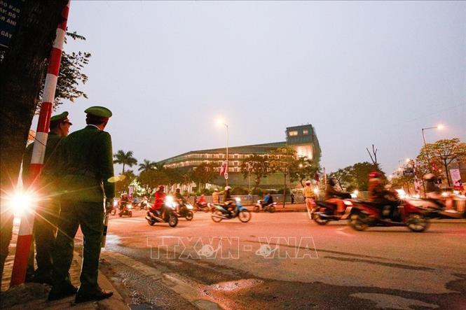 特朗普居住的JW万豪酒店和周边地区安全措施提升到最高级别。越通社记者 仲达 摄