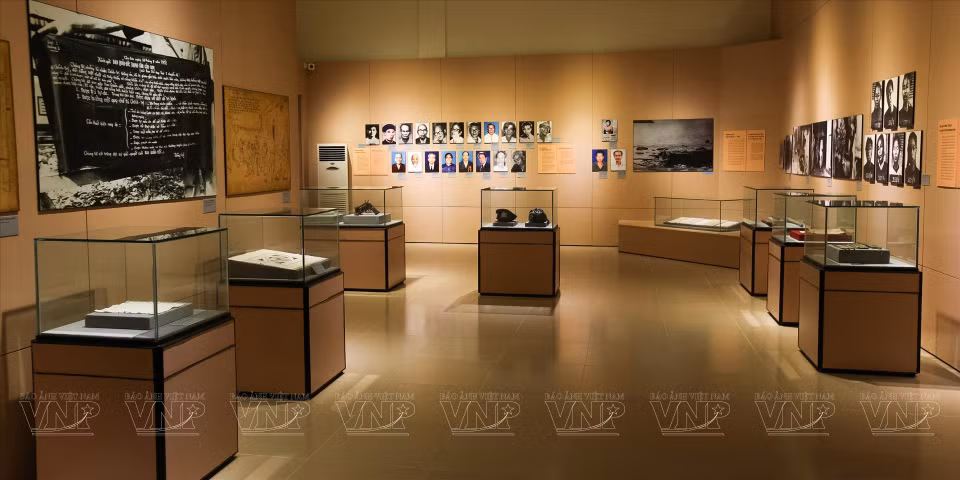 昆岛监狱中的展示区。图自越通社/越南画报