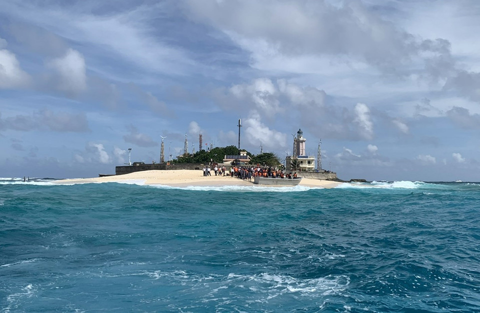 安邦岛是长沙群岛的岛屿之一。图自越通社