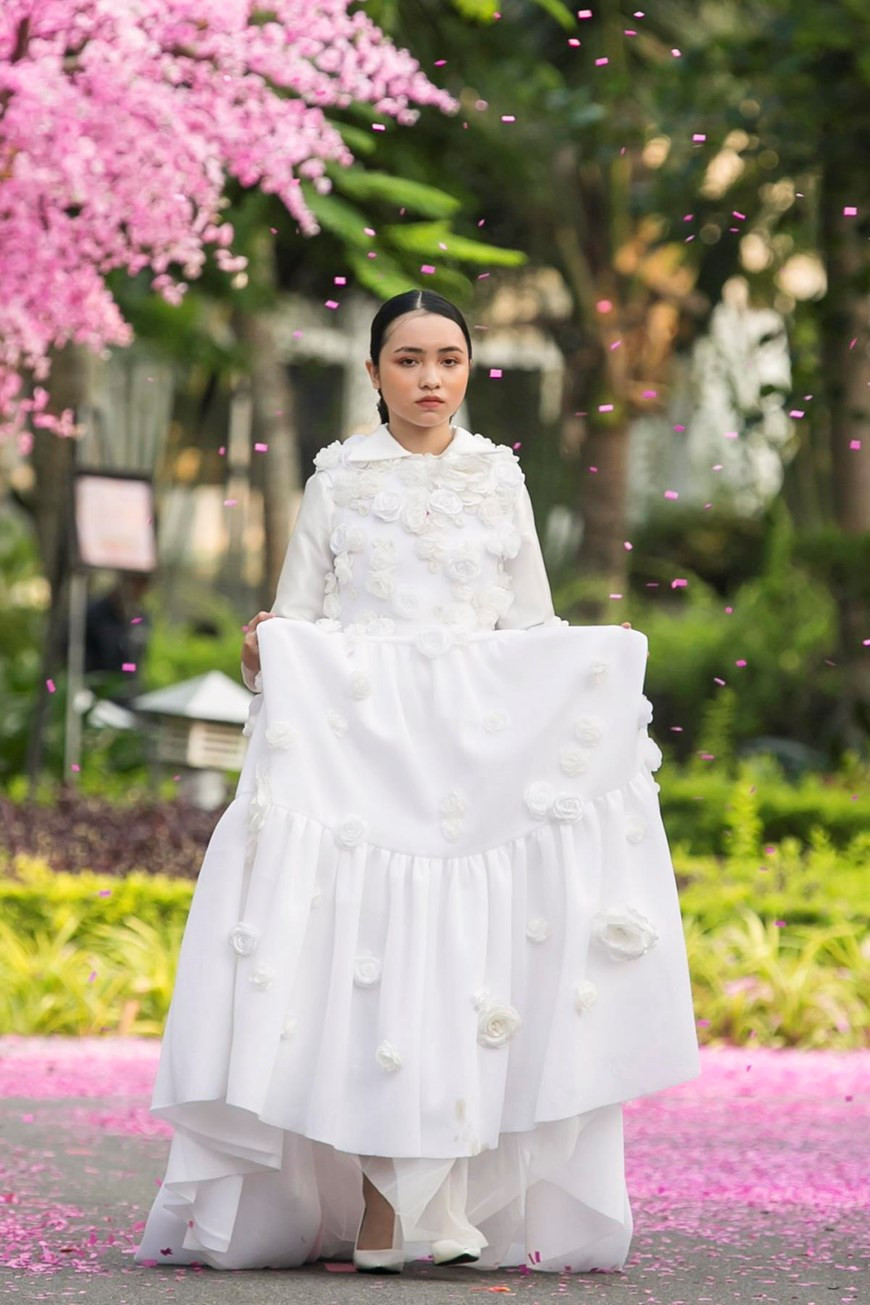 5个设计品牌精彩亮相，令人印象深刻。越通社记者大吴 摄