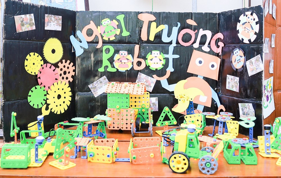 机器人校园模式。（图片来源：越通社）