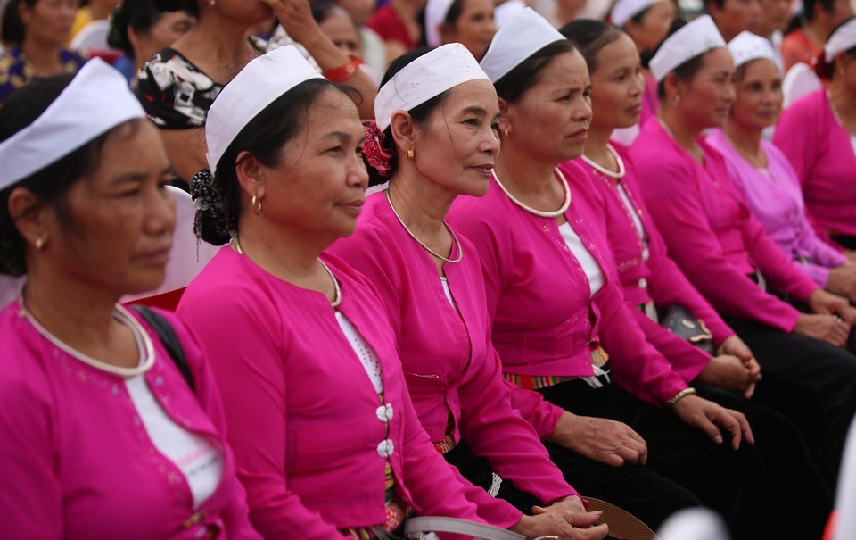 各民族同胞参加2019年4•19越南各民族文化日各项文化活动。越通社记者 仲达 摄