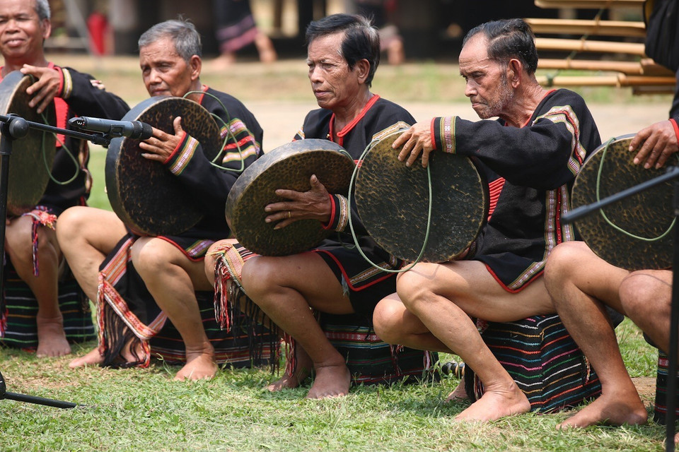 得乐省埃地族锣钲节。越通社记者 仲达 摄