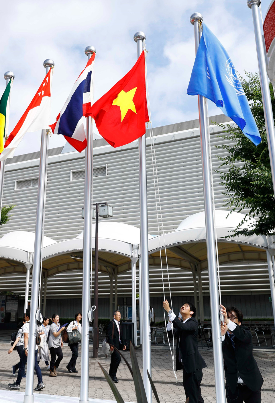 二十国集团领导人第十四次峰会于6月28日至29日在日本大阪府大阪市举行。 越通社记者 统一 摄