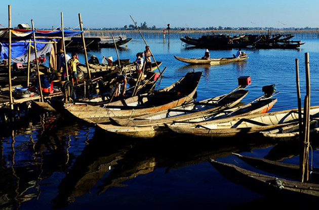 ​​蜻蜓潭顺化泻湖之美（图片来源：越共电子报）