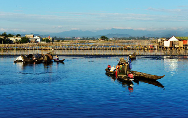 ​​蜻蜓潭顺化泻湖之美（图片来源：越共电子报）