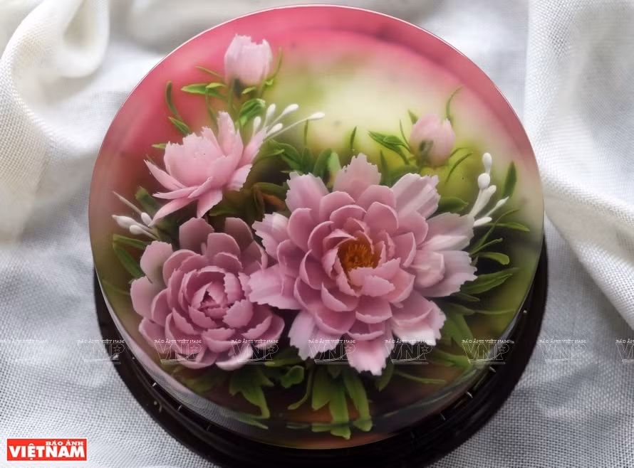超美的3D果冻作品颇受消费者的青睐。图自越南画报