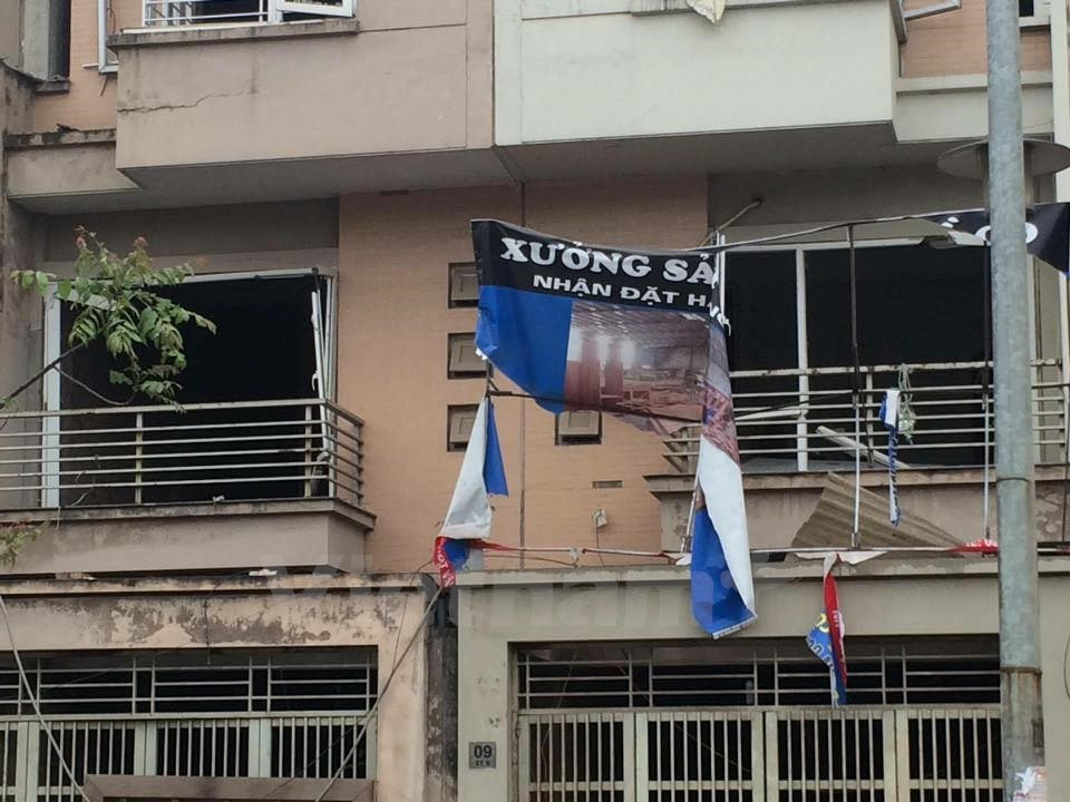 爆炸事件现场（图片来源：越通社）