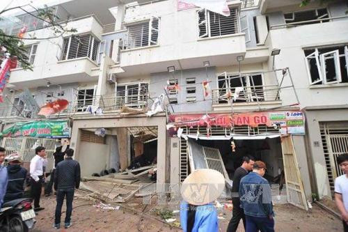 诸多房屋受到不同程度的影响（图片来源：越通社）