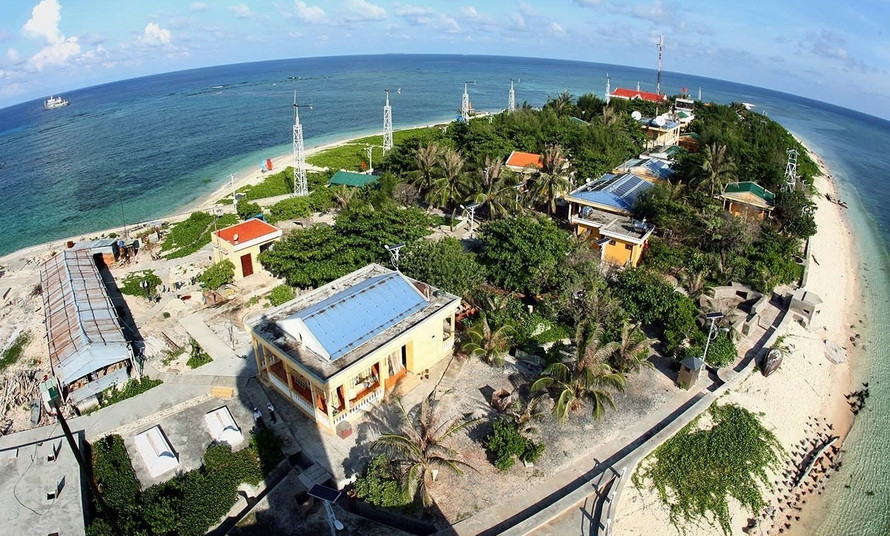 庆和省长沙岛县的山歌岛。越通社记者 辉煌 摄