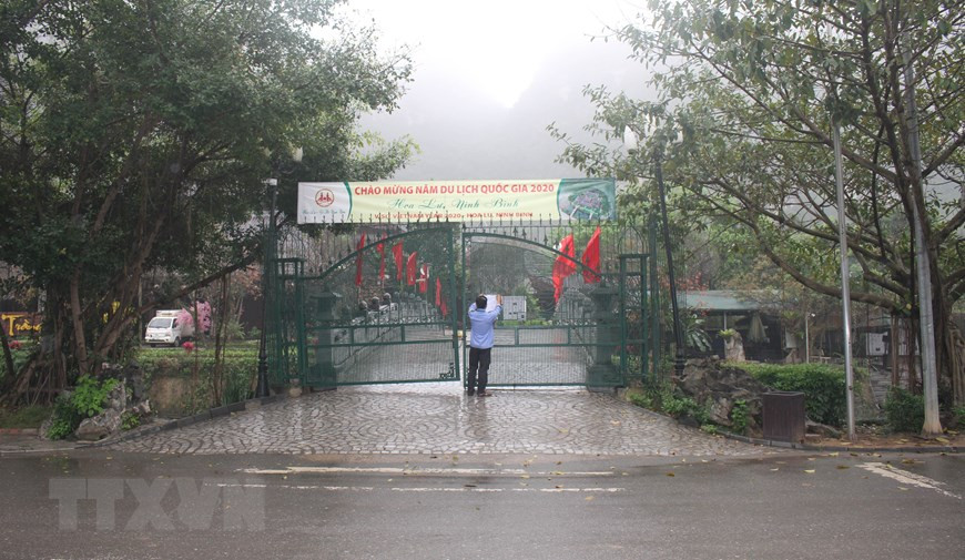 宁平省各家酒店暂时停止接待来自疫区而未经隔离的游客。越通社记者垂容 摄