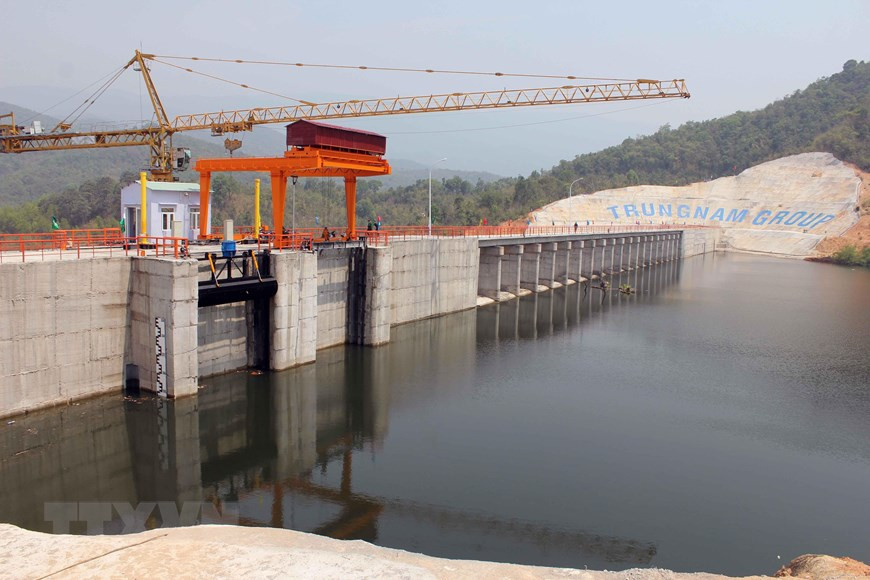 克隆努三号水电站于2016年4月投入使用。图自越通社
