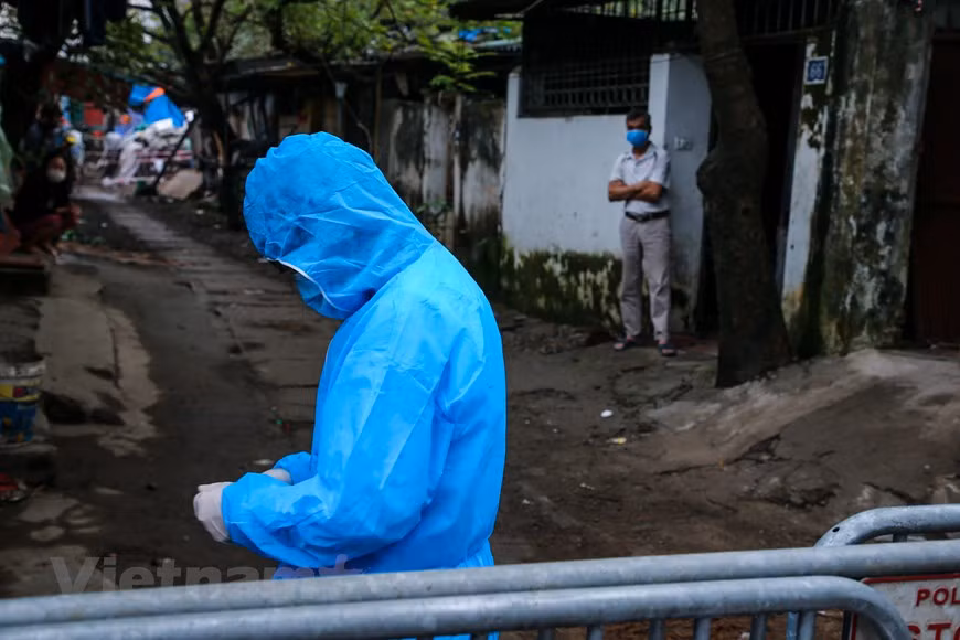 目前，隔离区内共有15人生活。（越通社记者明山 摄）