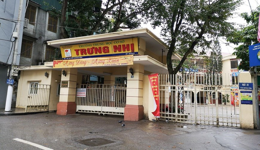 为了确保学生的健康，河内各所学校从2月3日到9日暂时停课。（图自越通社）