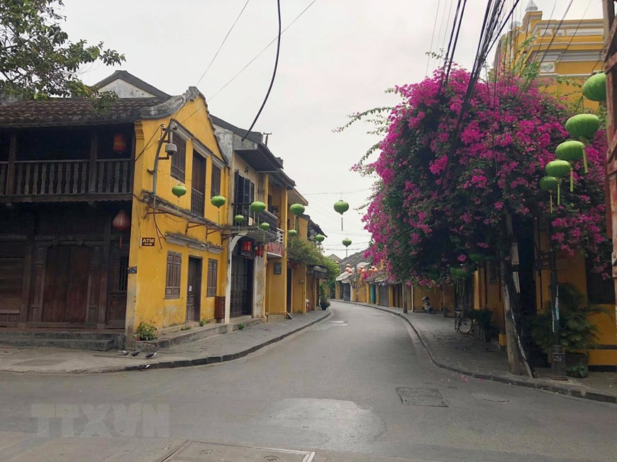 会安古城的热闹被宁静所代替。（图自越通社）