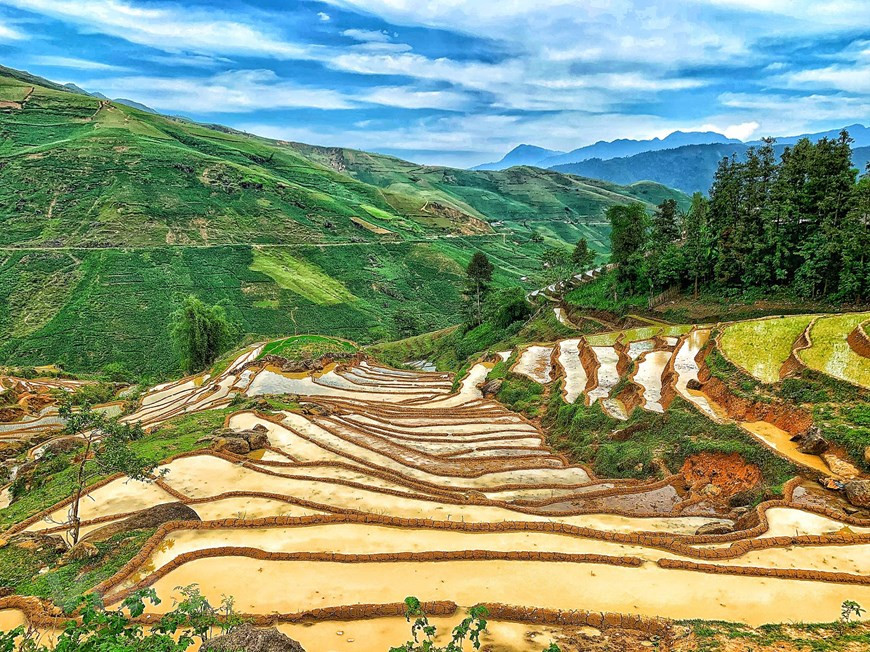 伊子是老街省巴刹县的一个山区乡份，距老街市中心70公里。每逢5-6月份，伊子的备耕期正式开始。图自Vietnam+