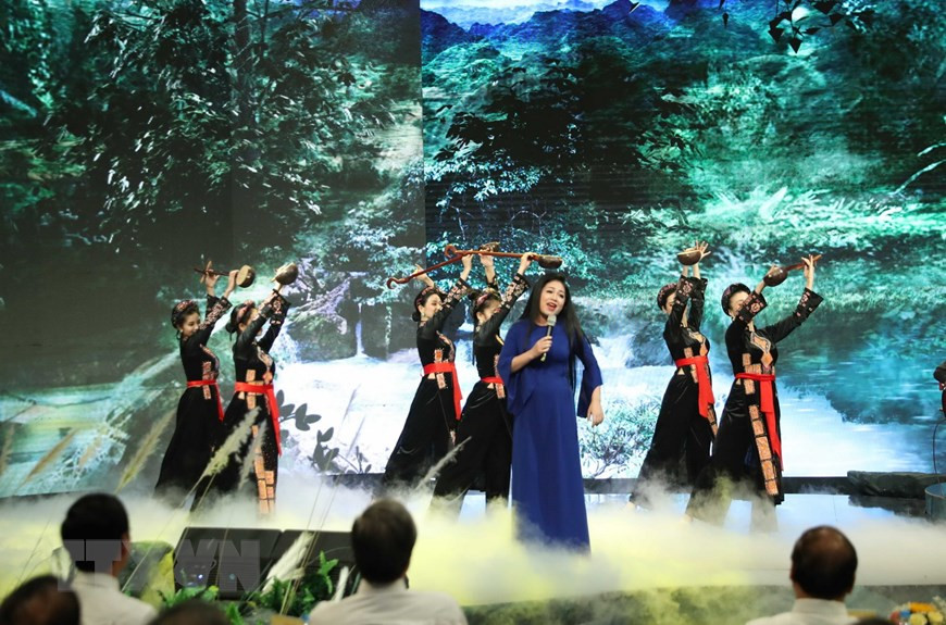 活动框架内的精彩表演节目。越通社记者 统一 摄。