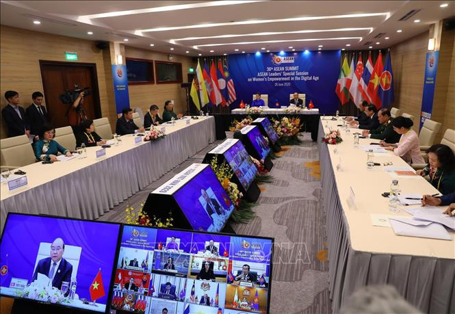 会议全景。图自越通社