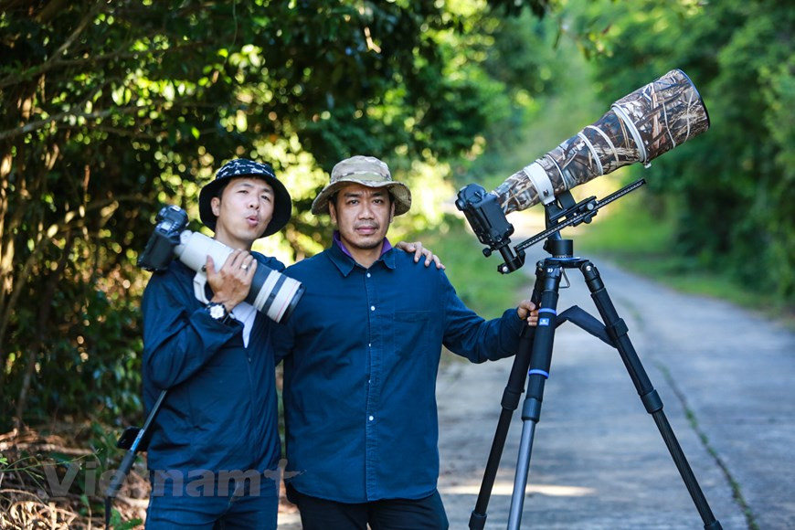 通过自己所拍摄的照片，摄影师希望向各地朋友介绍这种灵长类动物，鼓励人们携手努力保护这种珍贵动物。图自Vietnam+