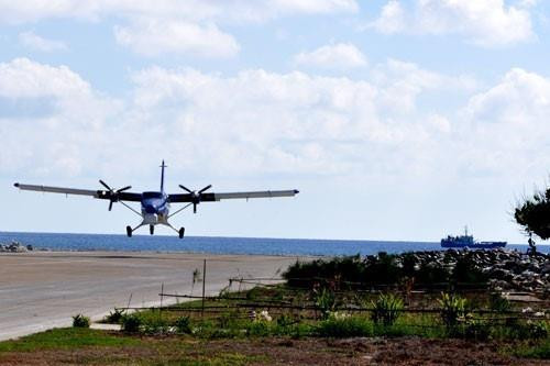  越南海军水上飞机。越通社发