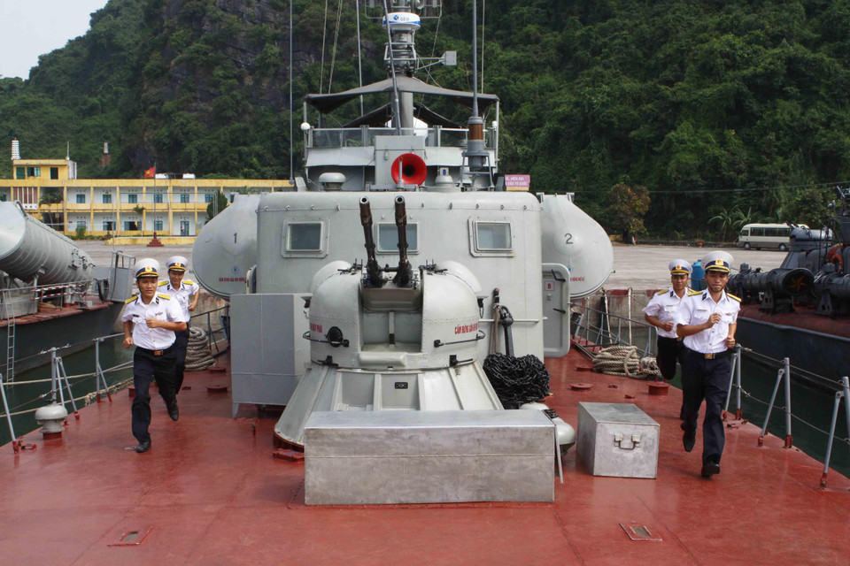  越南海军。越通社发